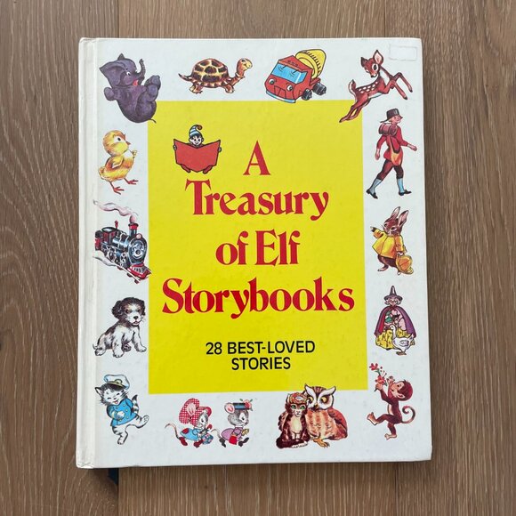 Vintage A Treasury of Elf Storybooks Book 1979 28 Best Loved Stories Bedtime - Picture 2 of 16
